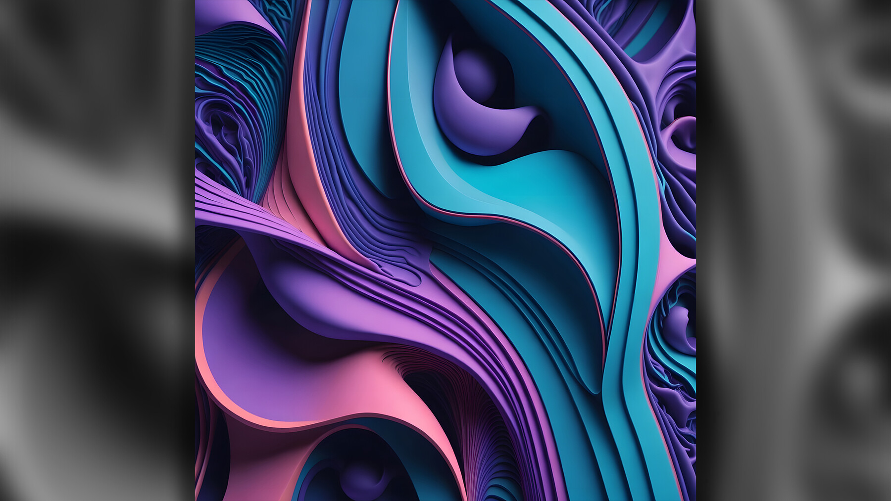 ArtStation - abstract background with flowing geometric patterns [ AI ...