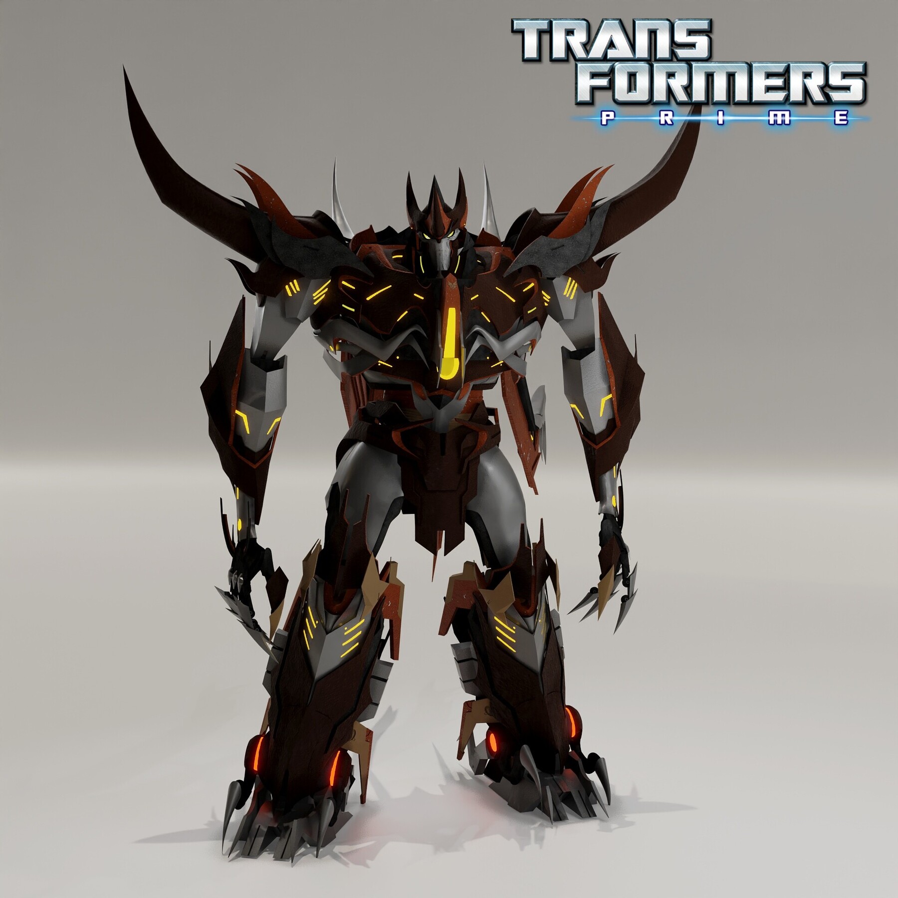 TFP Beast Hunters Optimus Prime + Jack [Blender] by OmegaXOrange