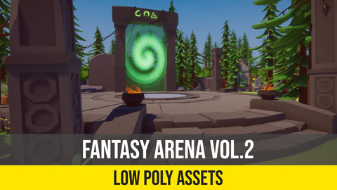 Low Poly Fantasy Arena Vol2