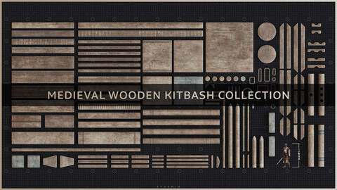 Medieval Wooden Kitbash Collection