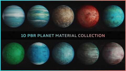 10 PBR Planet Collection