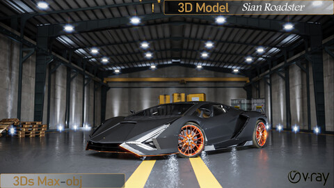 lamborghini sian roadster black