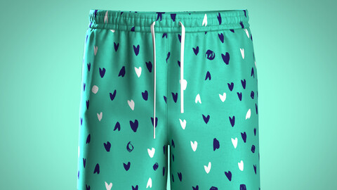 Men's Shorts Pant-Summer Print