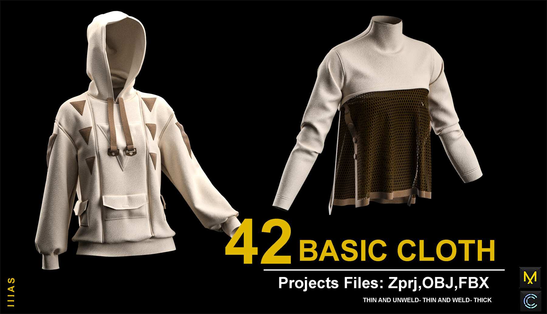 ArtStation - BASIC CLOTHES (CLO3D AND MARVELOUS DESIGNER) ZPRJ, OBJ ...
