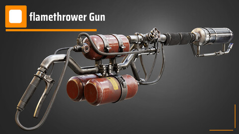 Flamethrower gun