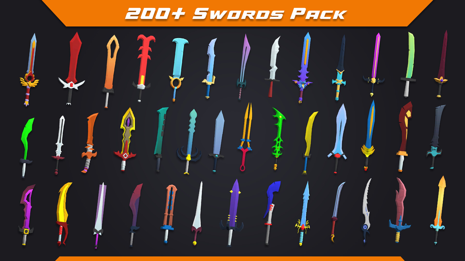 ArtStation - Swords Pack - Stylized Low Poly | Game Assets