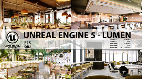 Restaurant Collection 03 for Unreal Engine