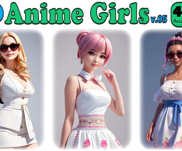 Cyan Anime - Sims 4 Sims