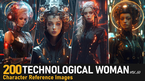 Technological Woman VOL.60|4K Reference Images