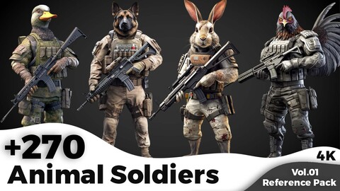 +270 Animal Soldiers Concept (4K)