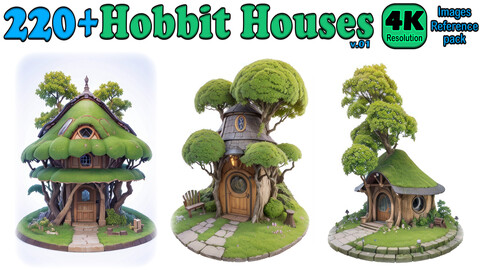220+ Hobbit Houses Images Reference Pack - 4K Resolution - V.01