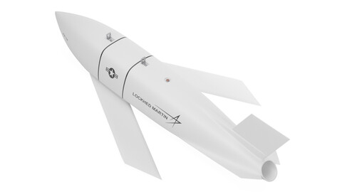 Cruise Missile AGM 158 JASSM 3D Model