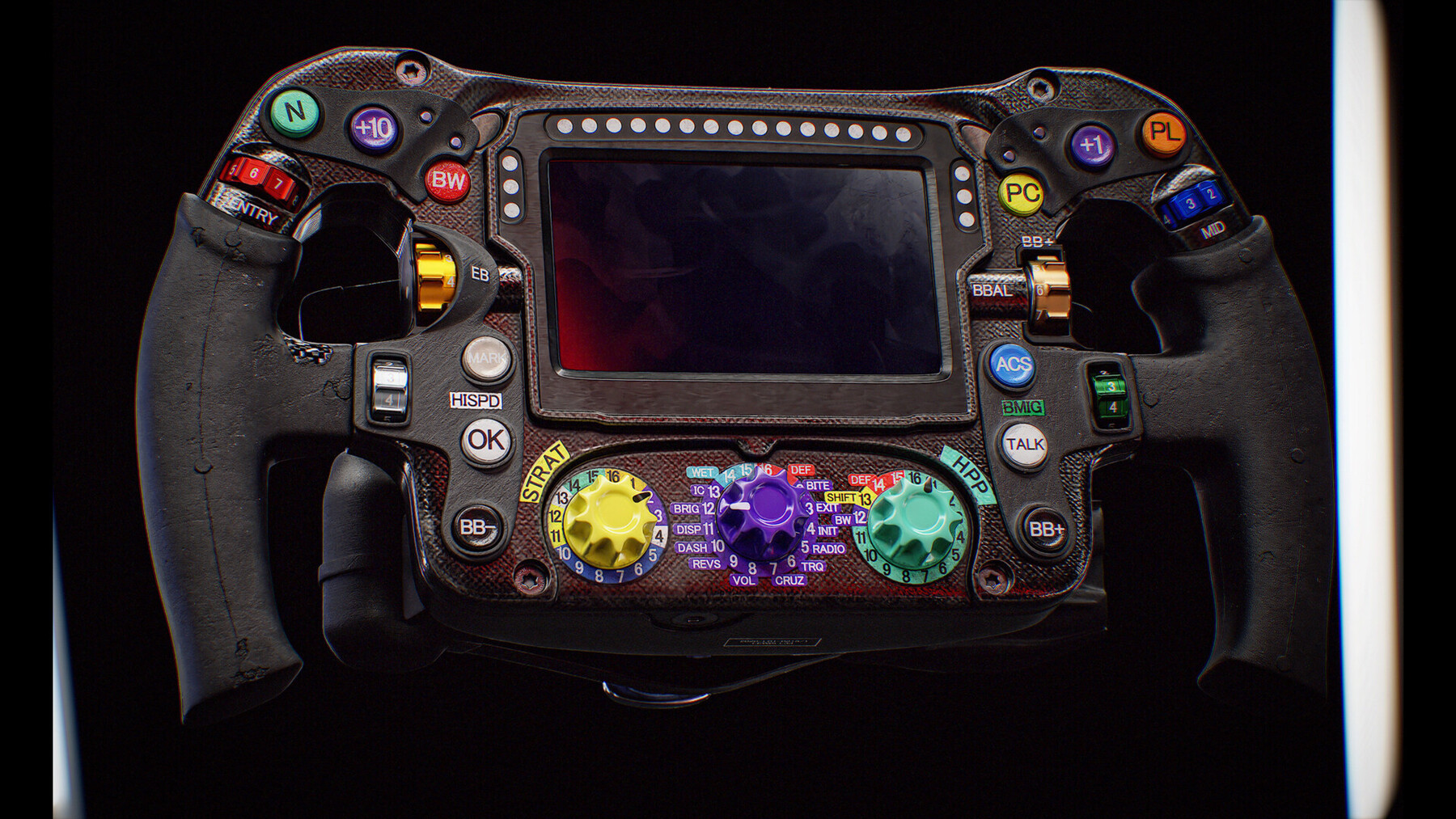 ArtStation - Mercedes W14 F1 steering wheel | Resources