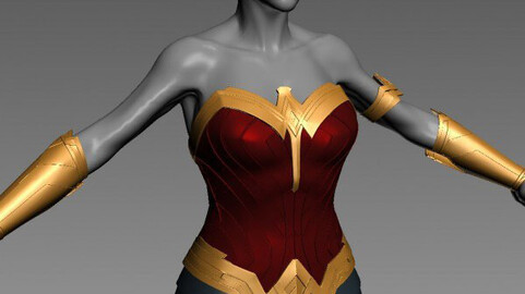 Wonder Woman Full Body Armor ready to 3d print