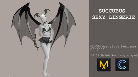 Succubus sexy lingerie