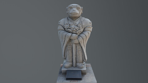 十二支神_Monkey(Photogrametry.Photoscan.obj,Photo)