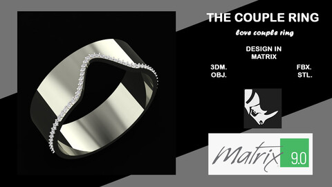 COUPLE RING MODEL;2