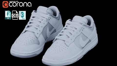 NIKE DUNK LOW RETRO Shoes Low-poly