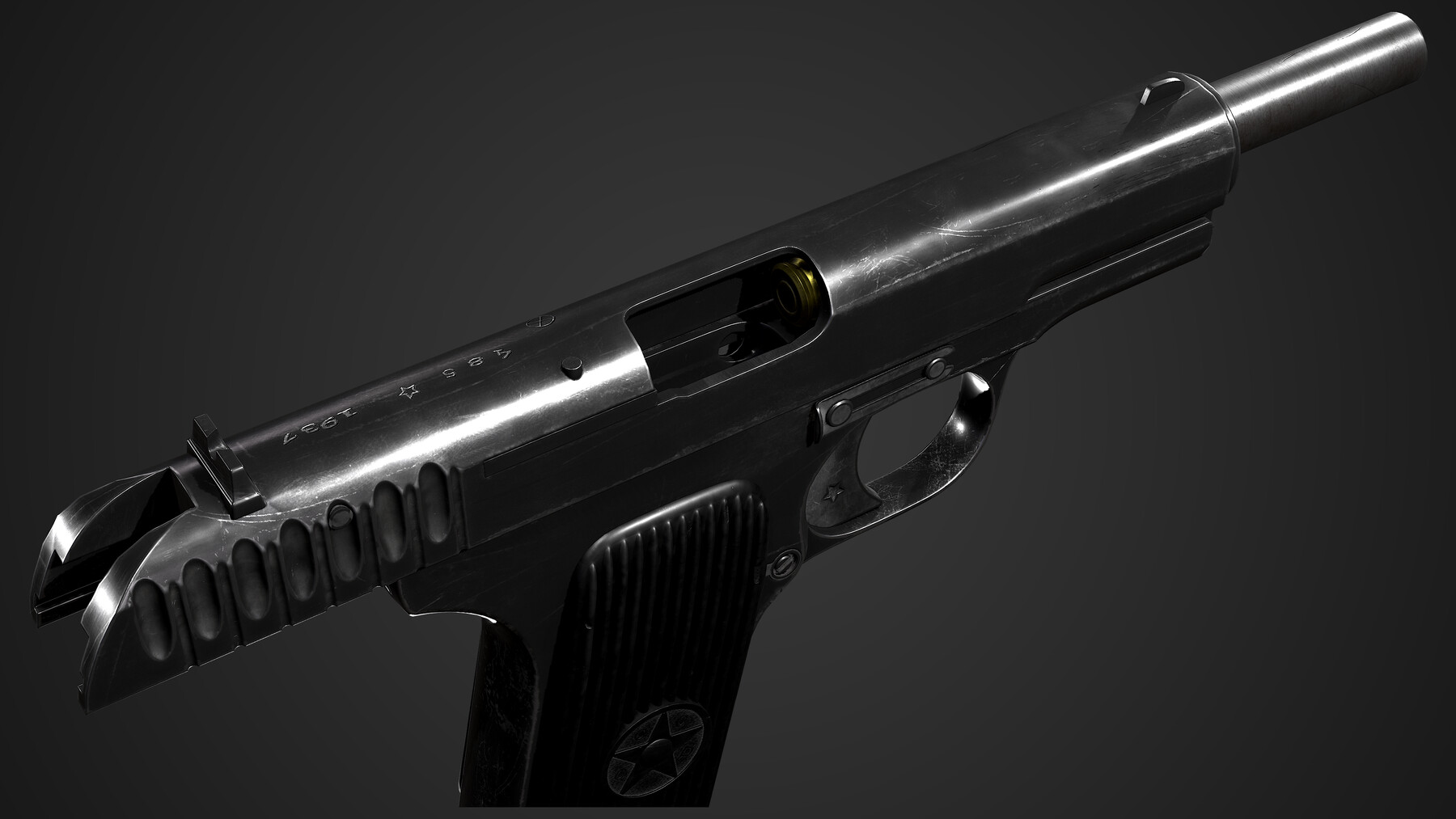 ArtStation - TT Tokarev Pistol | Game Assets