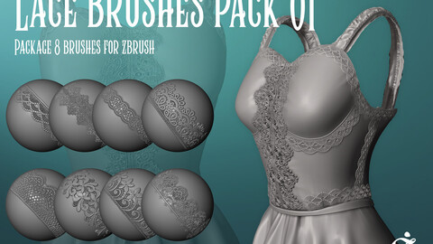 Lace Brushes - Pack 01