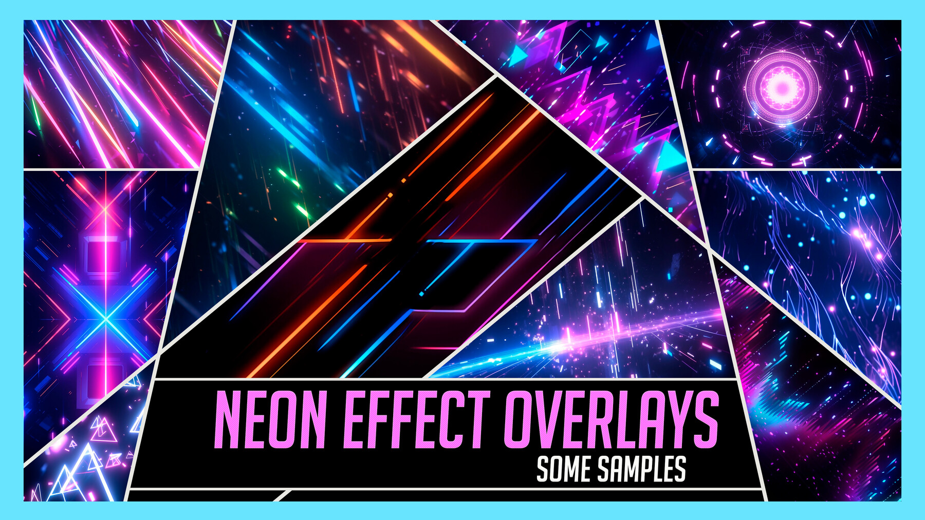 ArtStation - PHOTOBASH 130+ Neon Effects Overlays Resource Pack Photos ...