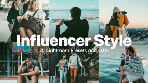 20 Influencer Style LUTs & Lightroom Presets