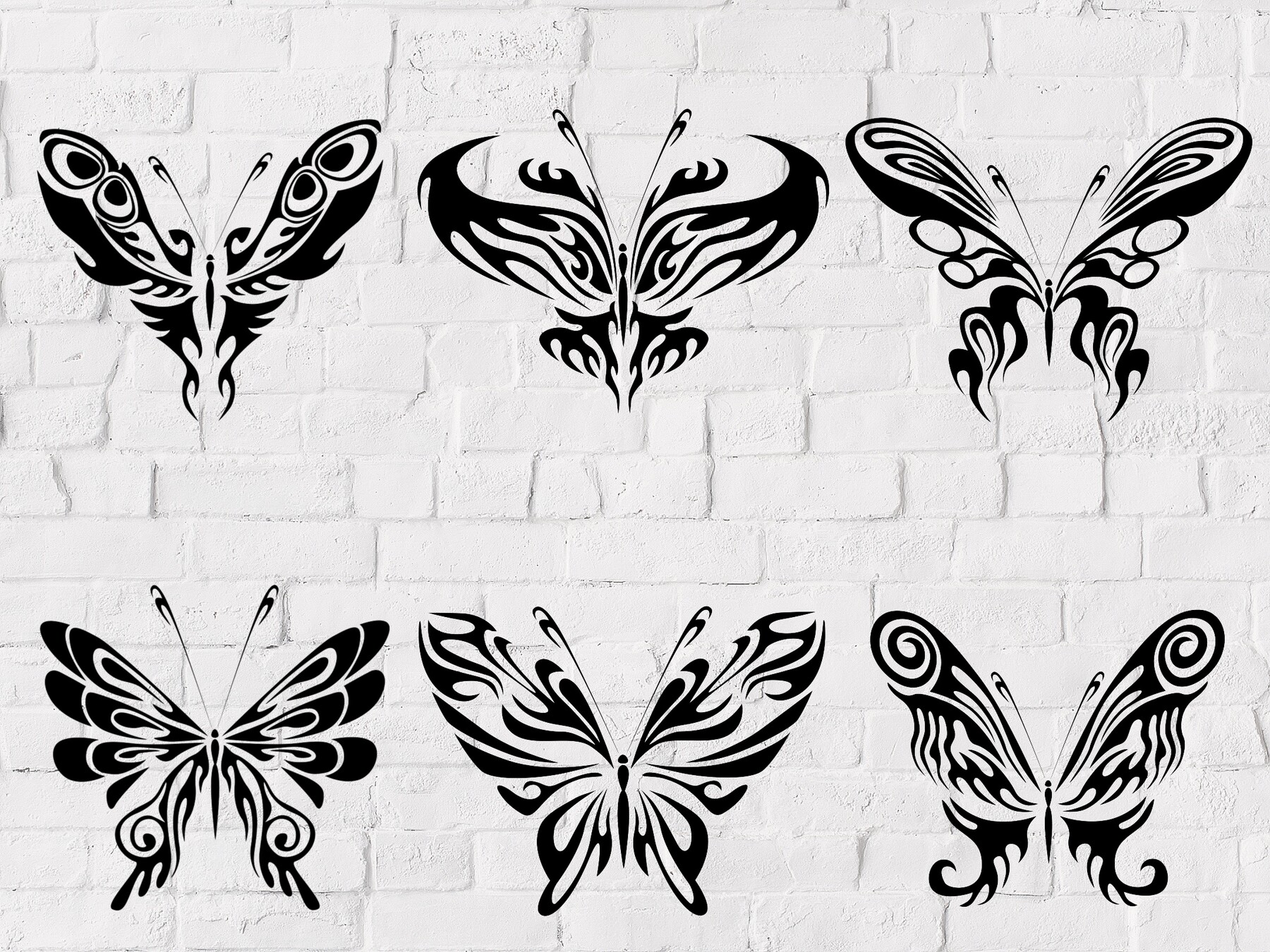 ArtStation - Butterfly SVG Bundle, Butterfly PNG, Butterfly Silhouette ...