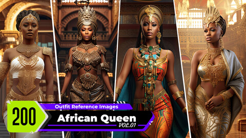 African Queen VOL.01 | 4K Reference Images