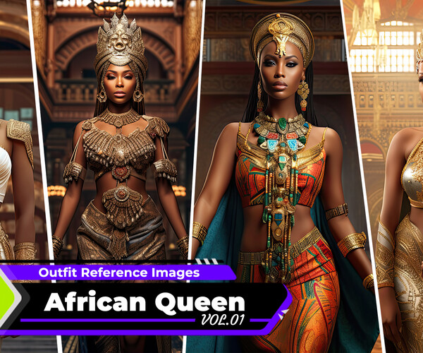 ArtStation - African Queen VOL.01 | 4K Reference Images | Artworks