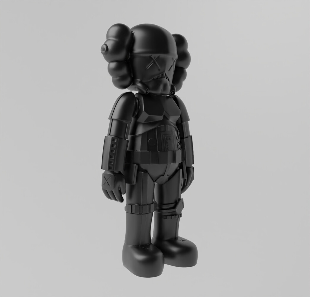 ArtStation - Kaws Stormtrooper Fan Art Toy 3d Print | Resources