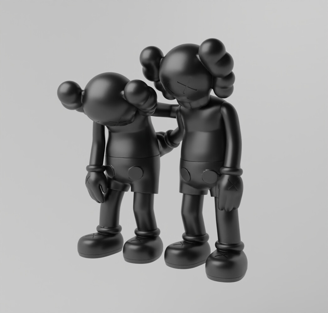 ArtStation - Kaws Along the Way Fan Art Toy 3d Print | Resources