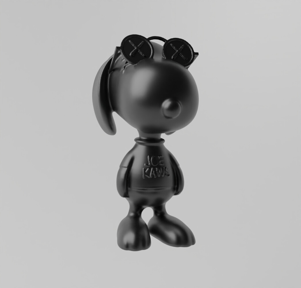 ArtStation - Kaws Snoopy x Woodstock Fan Art Toy 3d Print | Resources