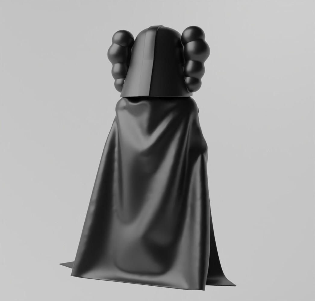 ArtStation - Kaws Companion Fan Art Toy 3d Print