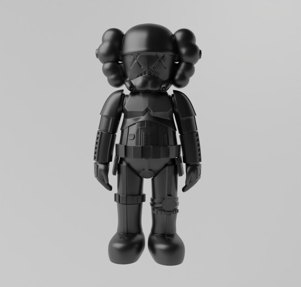 ArtStation - Kaws Starwars Fan Art Toy 3d Print | Resources