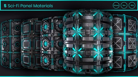 5 Sci-Fi Panel Materials