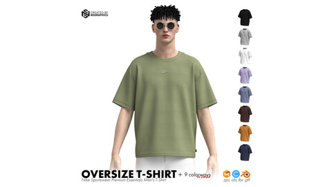 Nike Oversize T-Shirt 3D Model