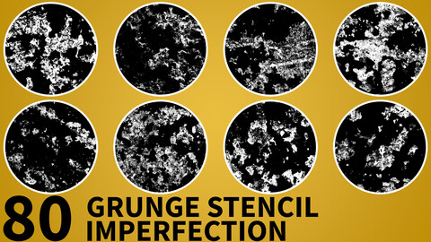 High Quality Useful Grunge Stencil Imperfection vol.8