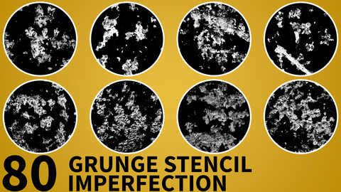 High Quality Useful Grunge Stencil Imperfection vol.9