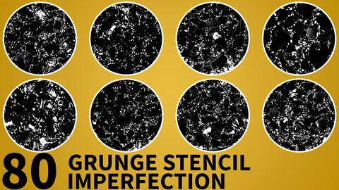 High Quality Useful Grunge Stencil Imperfection vol.13