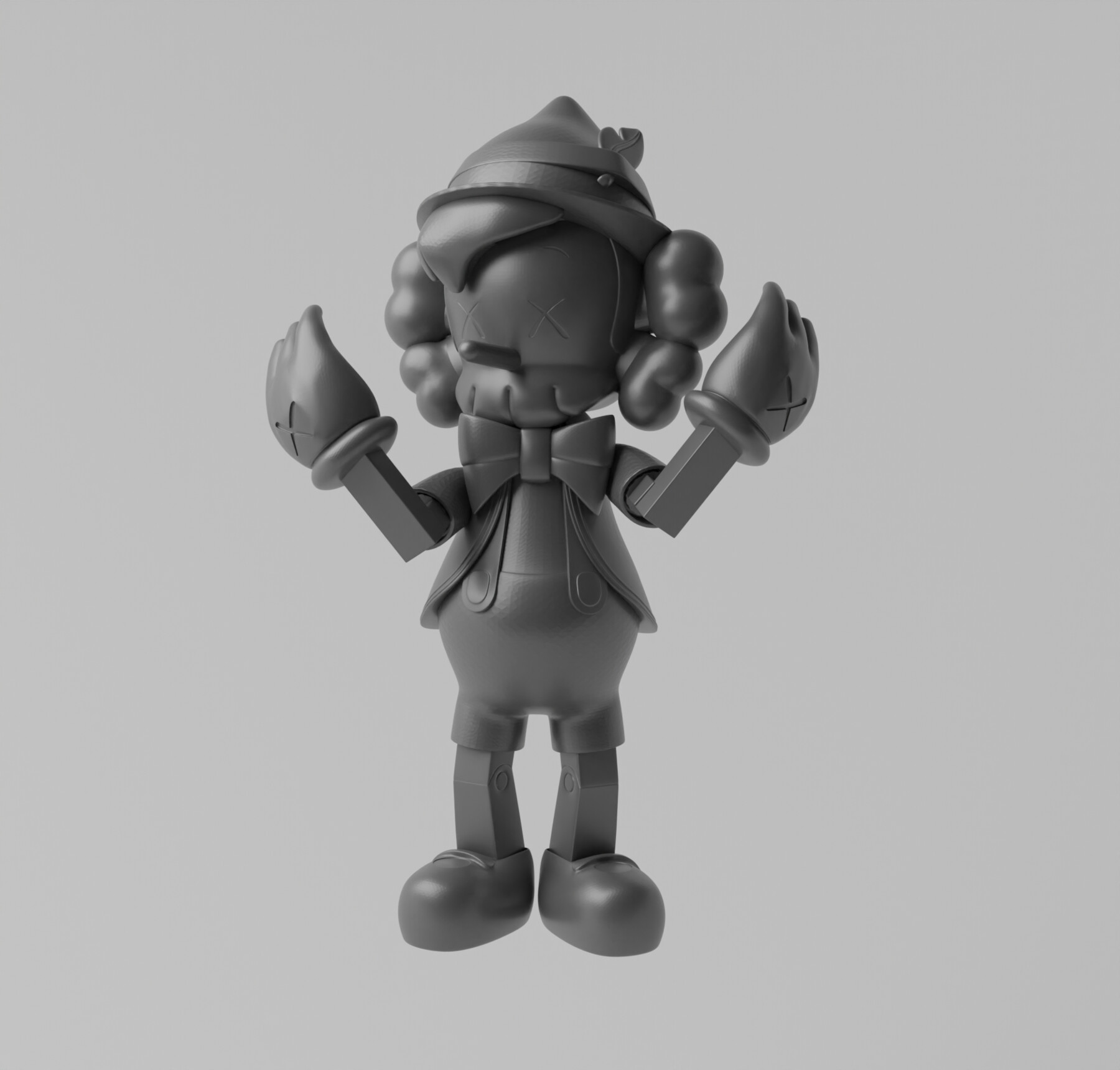 ArtStation - Kaws Companion Fan Art Toy 3d Print