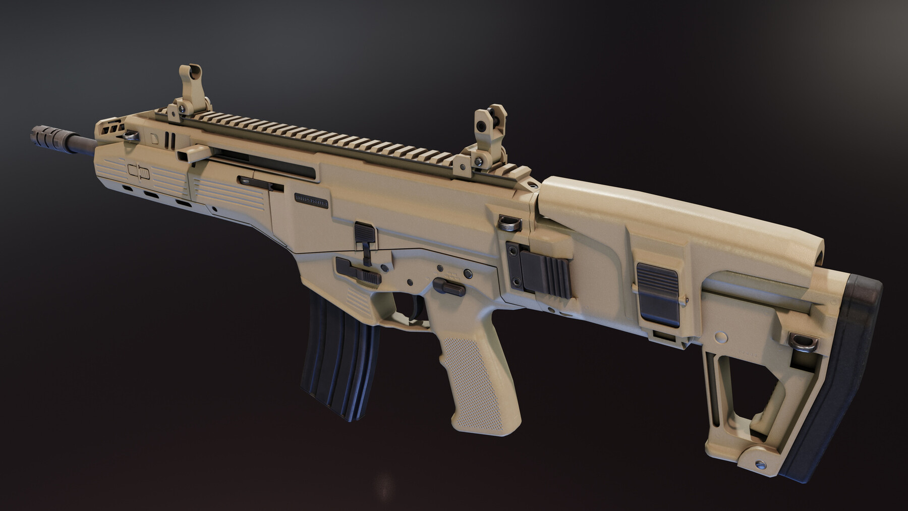 ArtStation - IWI Carmel Rifle | Game Assets