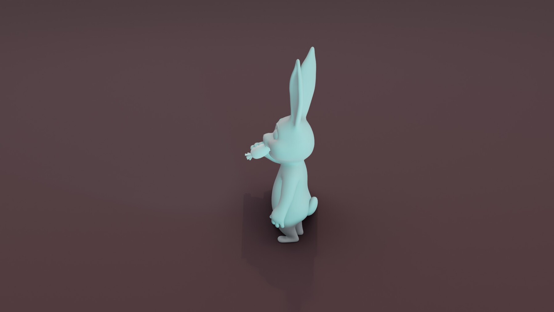 ArtStation - Cartoon Rabbit Animated and Rigged Base Mesh 3D Model ...