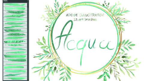 Acqua Illustrator Brushes