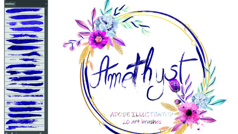 Amethyst Illustrator Brushes