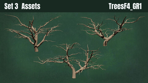 Trees F4 GR1 Pack - Unleafs Assets Nature Env
