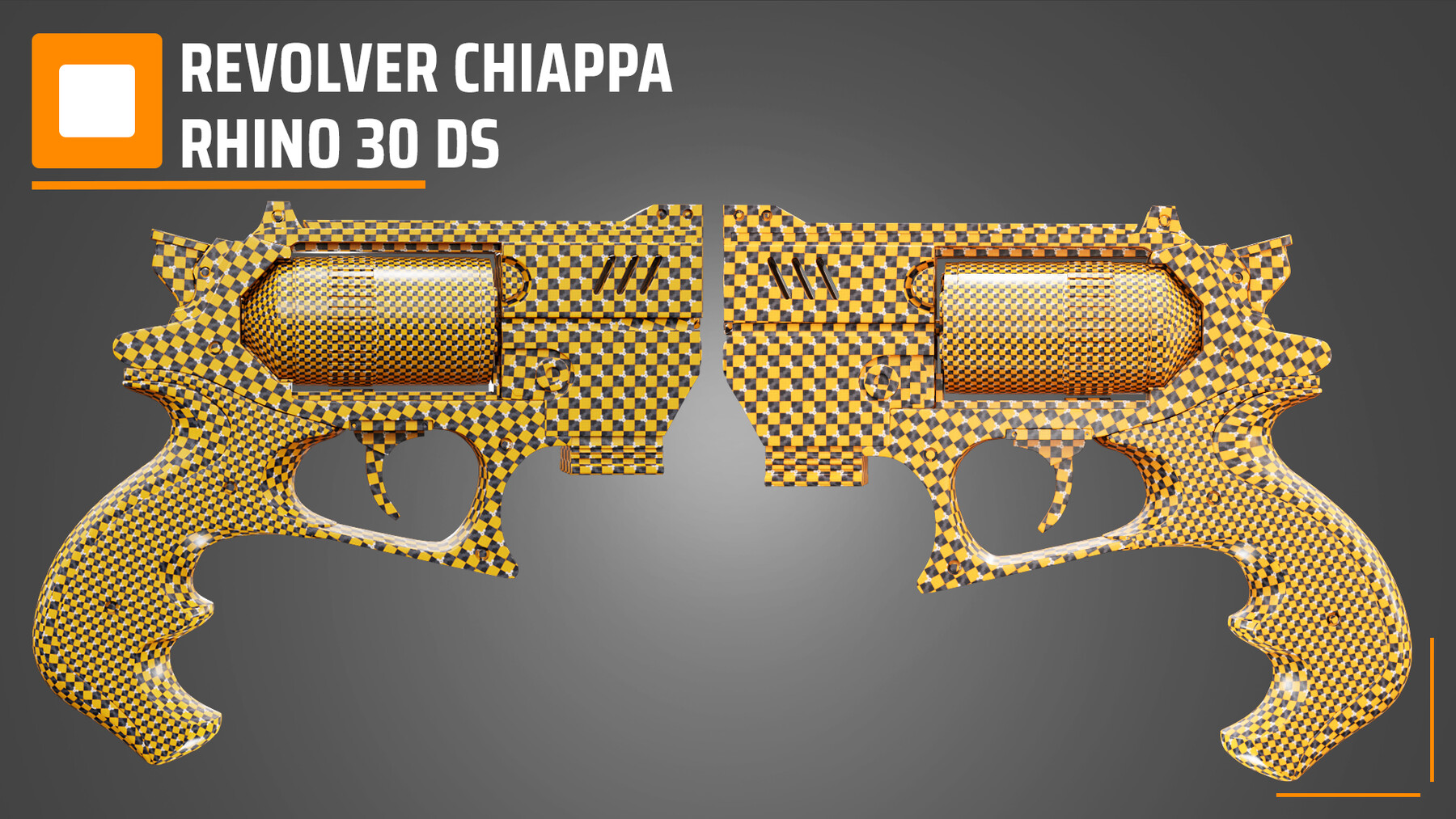 ArtStation - Revolver Chiappa Rhino 30 DS | Game Assets