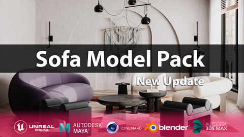 Sofa Model Pack | Weekly update