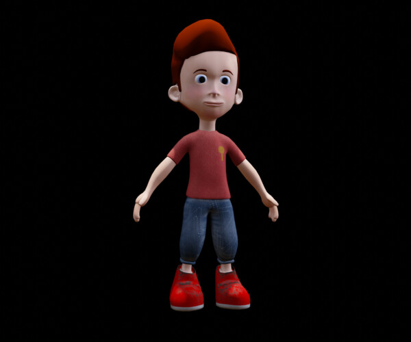 ArtStation - Small Boy 3D model | Game Assets