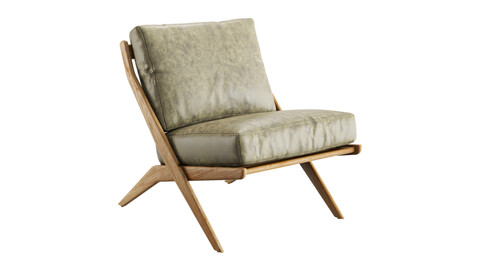 3D Model / Crate&Barrel Pose Armchair