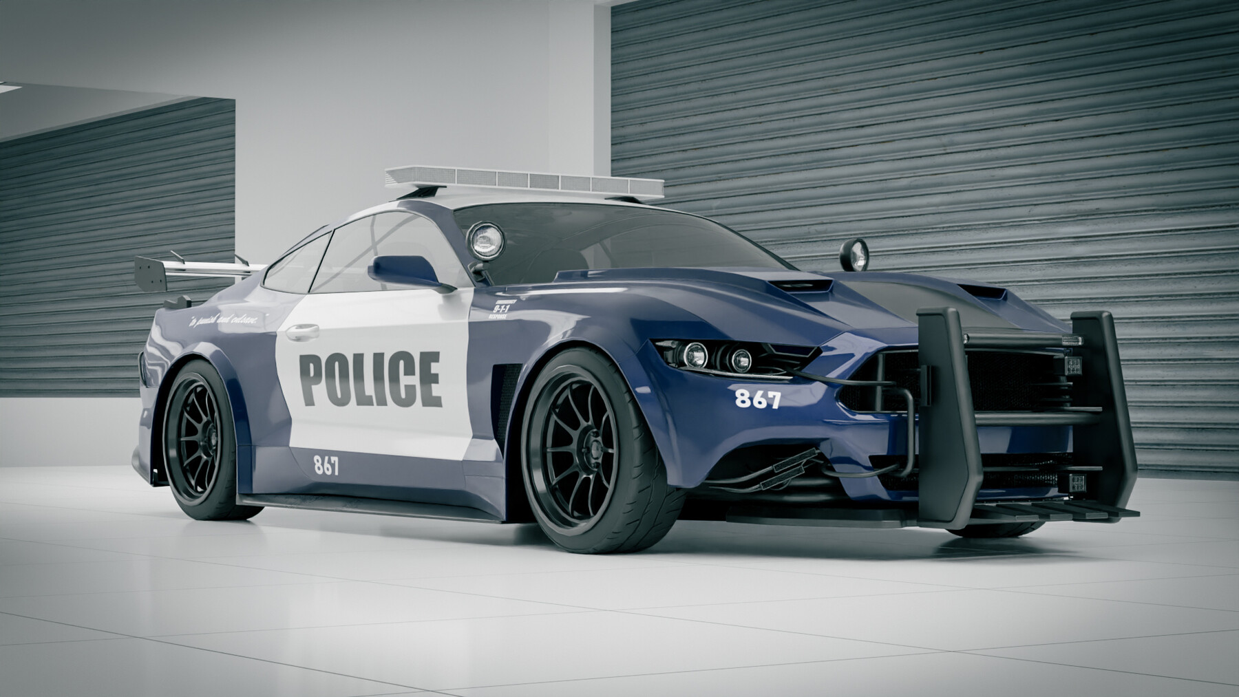 ArtStation - Ford Mustang Police | Resources